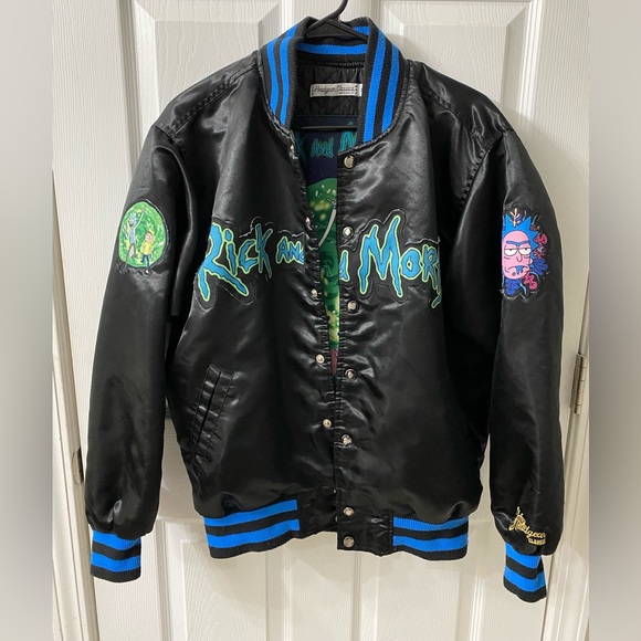 Rick And Morty varsity Jacket, vintage Rick and Morty Jacket, Men’s size medium - Picture 3 of 9
